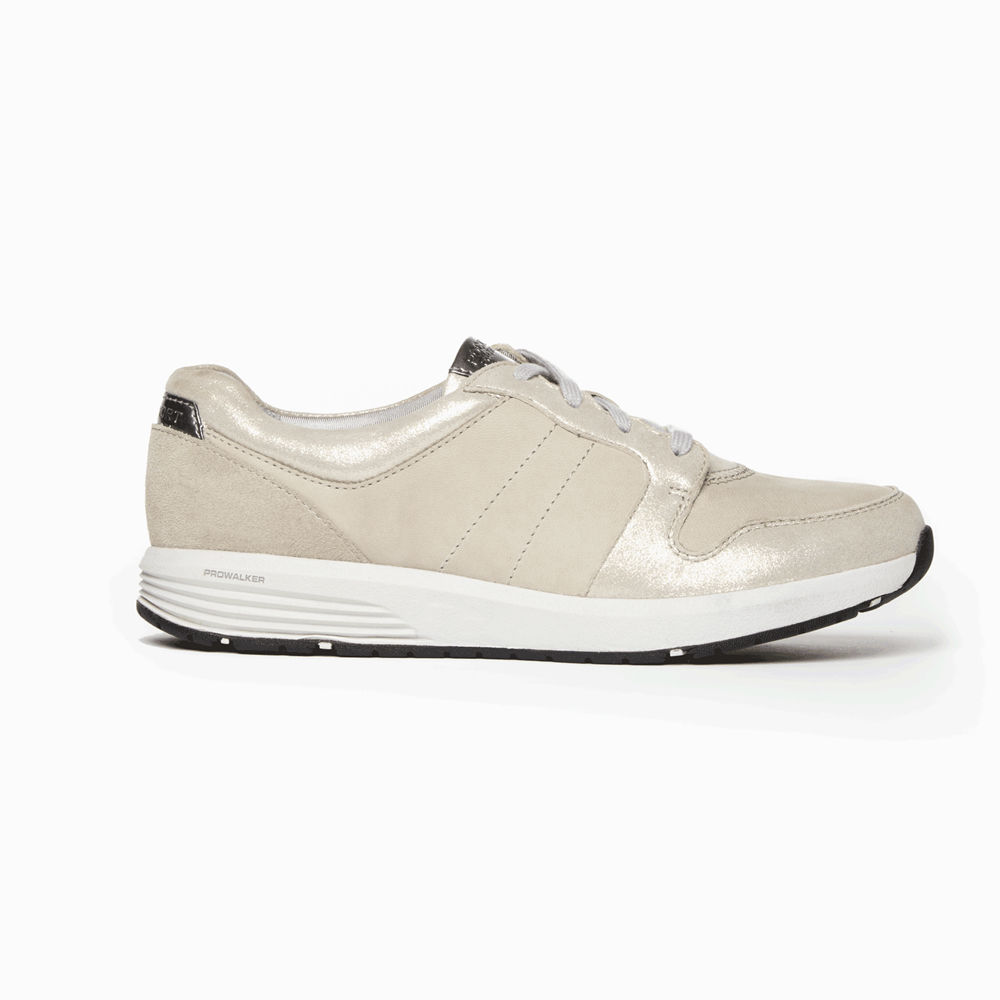 Rockport Sneakers Dam Beige - Trustride Derby Trainer - XLEDF2196